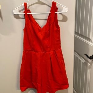 Red romper